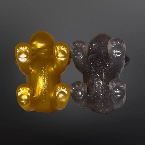 2024 Raising Cane’s Caniac Cane Dog Figurine Golden & Sparkling Coal Dogs B23 - Picture 7 of 8